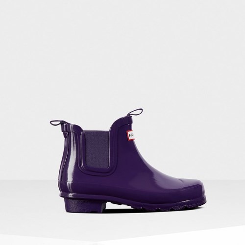 Hunter Original Gloss Chelsea Boots (T169O) Ireland